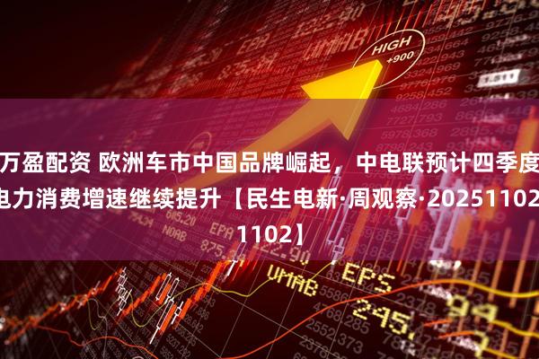 万盈配资 欧洲车市中国品牌崛起，中电联预计四季度电力消费增速继续提升【民生电新·周观察·20251102】